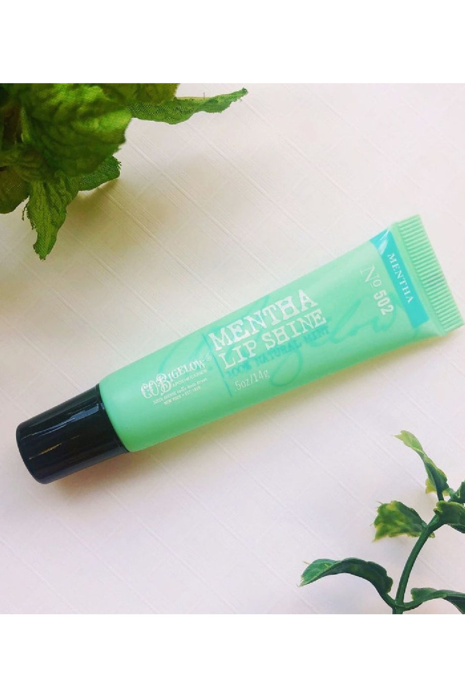 c o bigelow lip gloss Mentha Lip Shine – soapandwaternewport