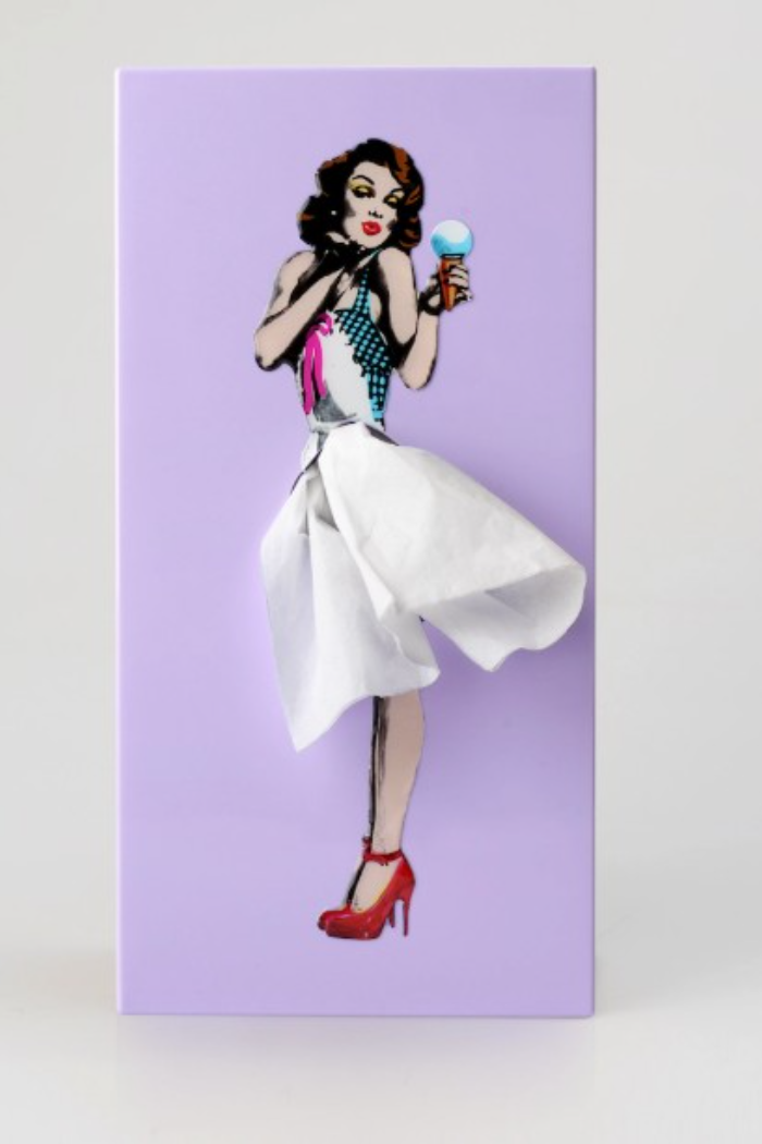 Flying Skirt Tissue Box