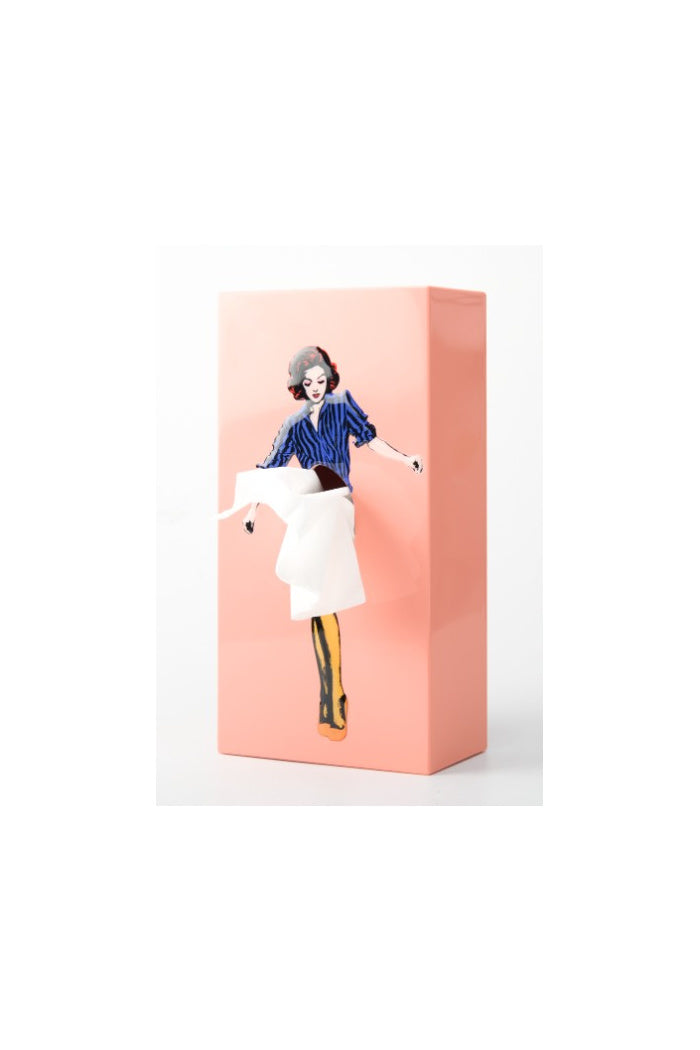 Flying Skirt Tissue Box – soapandwaternewport