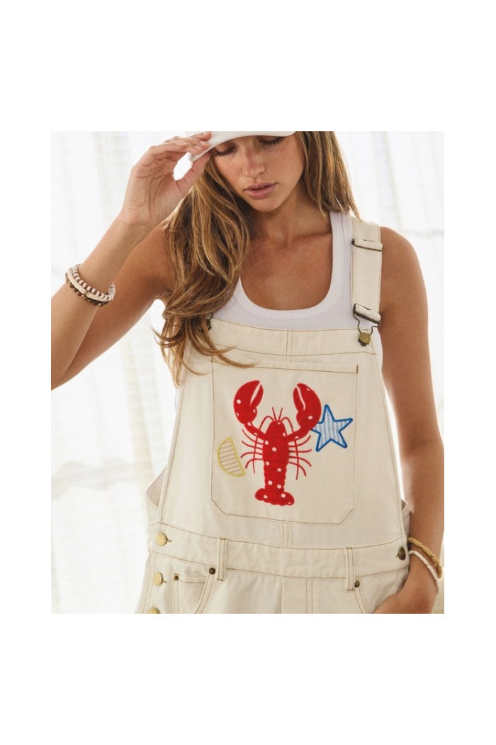 Denim Overall Lobster by Oddi | Soap & Water Newport, RI
